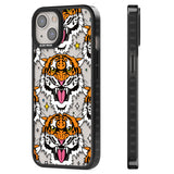 Fierce Jungle Tigers Black Impact Phone Case for iPhone 13, iPhone 14, iPhone 15