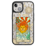 Celestial Zodiac - Leo Black Impact Phone Case for iPhone 13, iPhone 14, iPhone 15