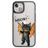 MEOW! Black Impact Phone Case for iPhone 13, iPhone 14, iPhone 15