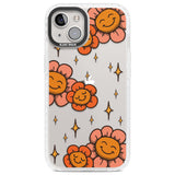 Mellow Flowers Clear Impact Phone Case for iPhone 13, iPhone 14, iPhone 15