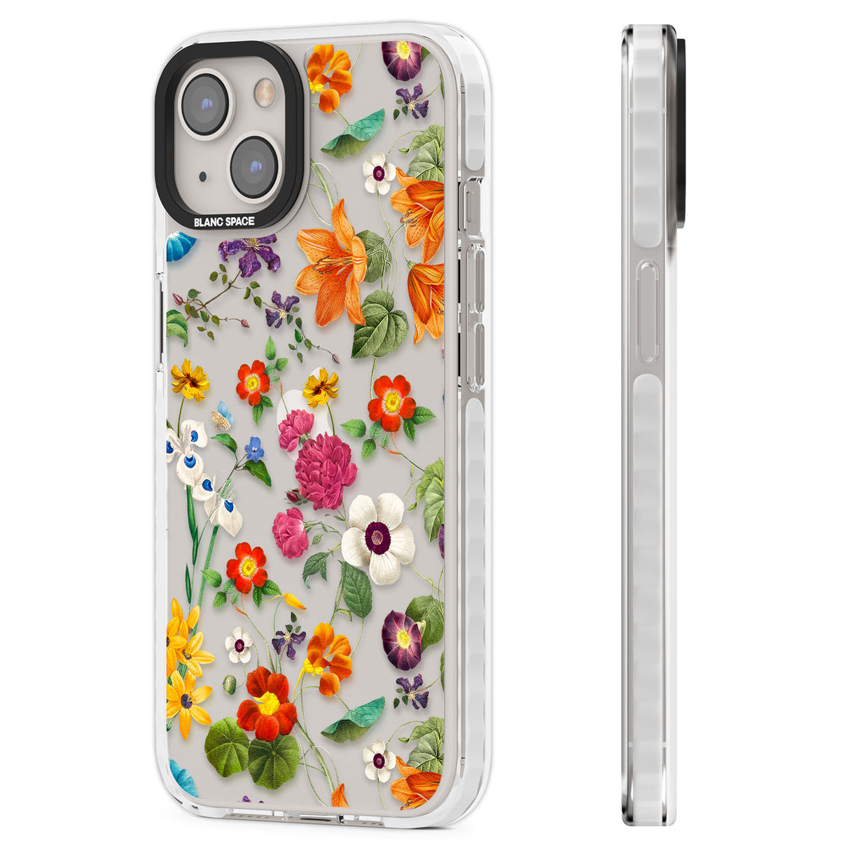 Whimsical Wildflowers Clear Impact Phone Case for iPhone 13, iPhone 14, iPhone 15