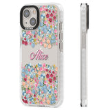 Personalised Venetian Meadow Clear Impact Phone Case for iPhone 13, iPhone 14, iPhone 15