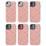 Peachy Daisy Smiles Clear Impact Phone Case for iPhone 13, iPhone 14, iPhone 15