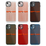 Happy Place (Orange) Clear Impact Phone Case for iPhone 13, iPhone 14, iPhone 15