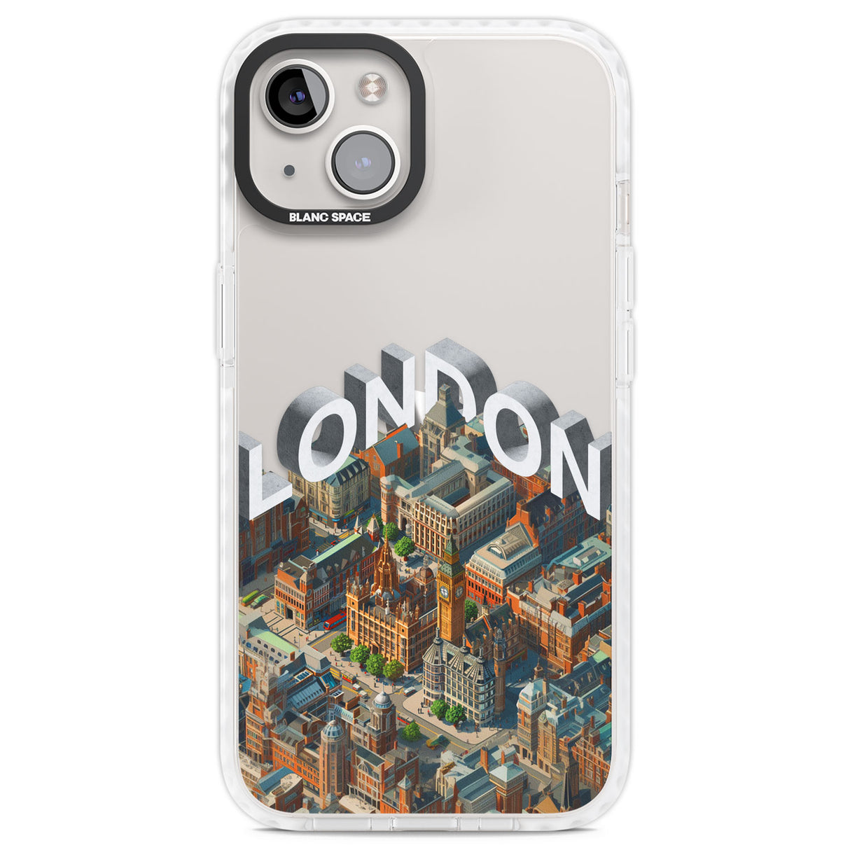 London Clear Impact Phone Case for iPhone 13, iPhone 14, iPhone 15