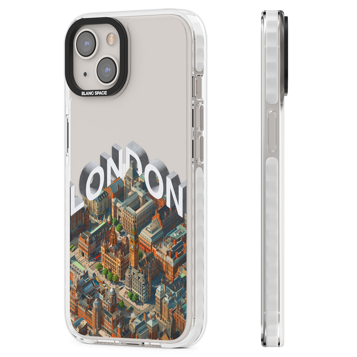 London Clear Impact Phone Case for iPhone 13, iPhone 14, iPhone 15