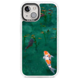 Koi Fish Clear Impact Phone Case for iPhone 13, iPhone 14, iPhone 15