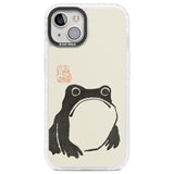 Matsumoto Hoji Frog Clear Impact Phone Case for iPhone 13, iPhone 14, iPhone 15