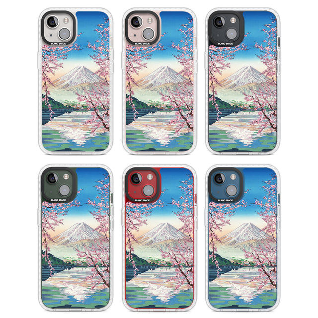 Mt. Fuji from Lake Kawaguchi Clear Impact Phone Case for iPhone 13, iPhone 14, iPhone 15