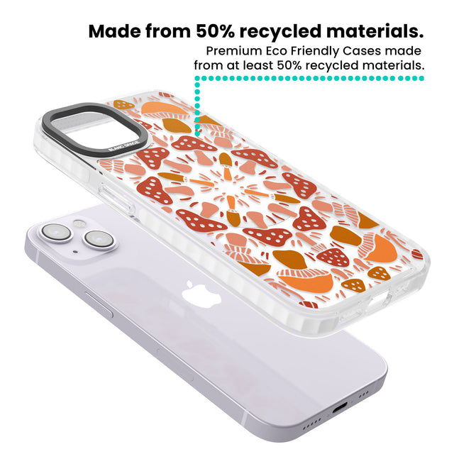 Mushroom Medley Magsafe Impact Phone Case for iPhone 13, iPhone 14, iPhone 15