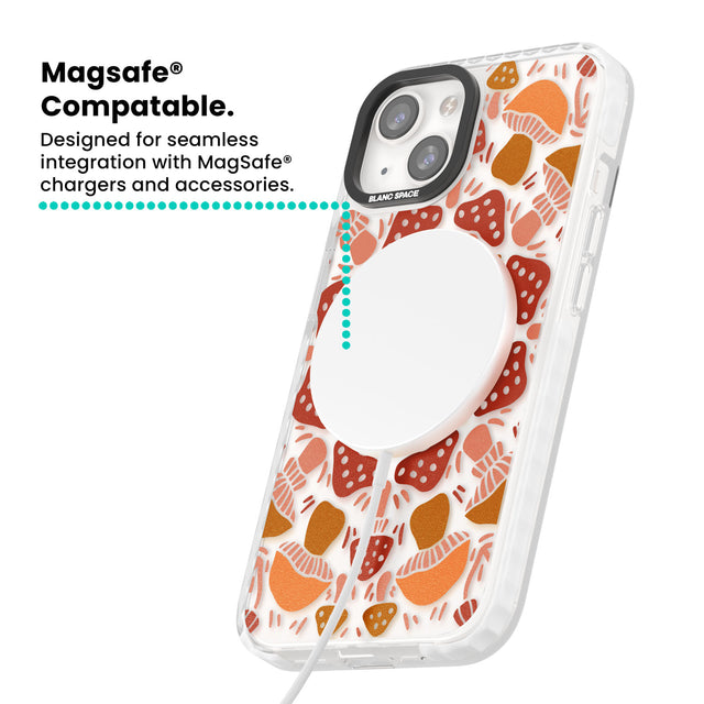 Mushroom Medley Magsafe Impact Phone Case for iPhone 13, iPhone 14, iPhone 15