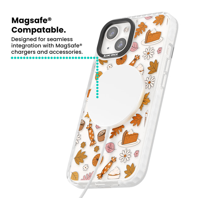 Pumpkin Spice Magsafe Impact Phone Case for iPhone 13, iPhone 14, iPhone 15