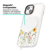 Personalised April Wildfowers Magsafe Impact Phone Case for iPhone 13, iPhone 14, iPhone 15