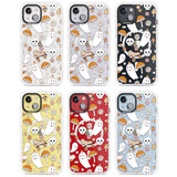 Cute Ghost and Skulls Pattern Magsafe Impact Phone Case for iPhone 13, iPhone 14, iPhone 15