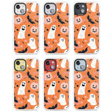 Orange Halloween Pattern Magsafe Impact Phone Case for iPhone 13, iPhone 14, iPhone 15