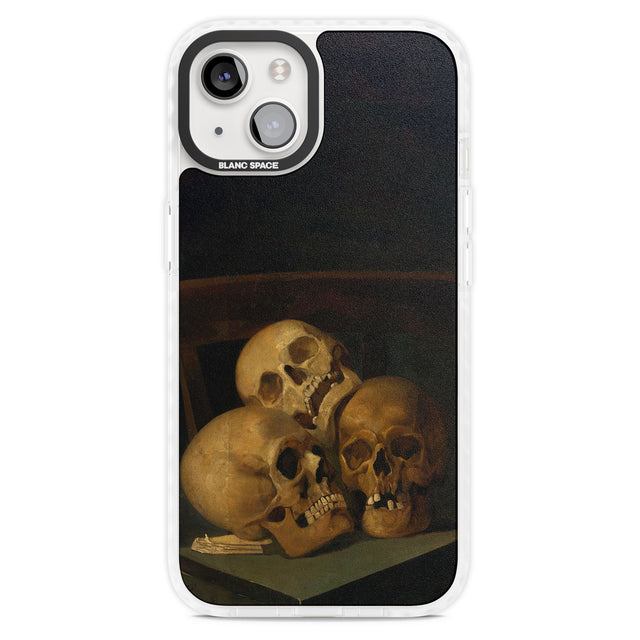 Still Life of Three Skulls Magsafe Impact Phone Case for iPhone 13, iPhone 14, iPhone 15