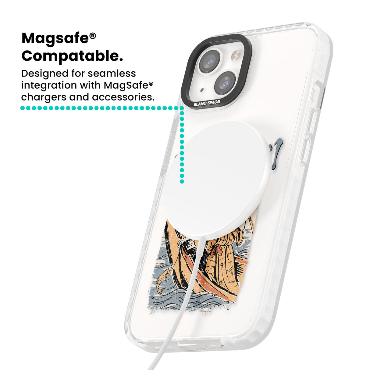 Japanese River Magsafe Impact Phone Case for iPhone 13, iPhone 14, iPhone 15