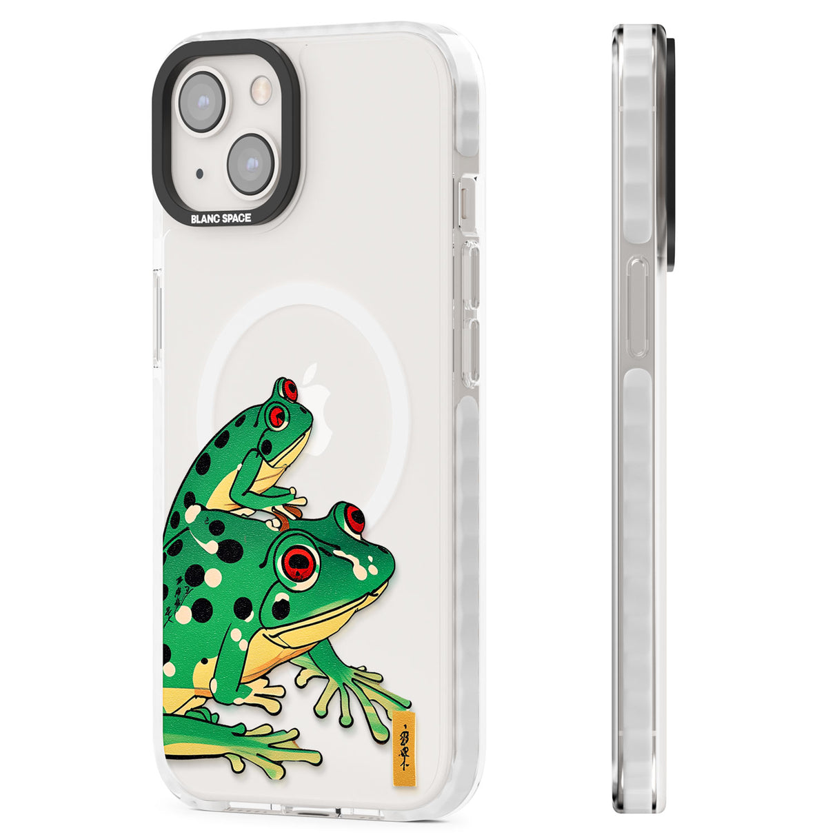 Matsumoto Hoji Frog Green Magsafe Impact Phone Case for iPhone 13, iPhone 14, iPhone 15