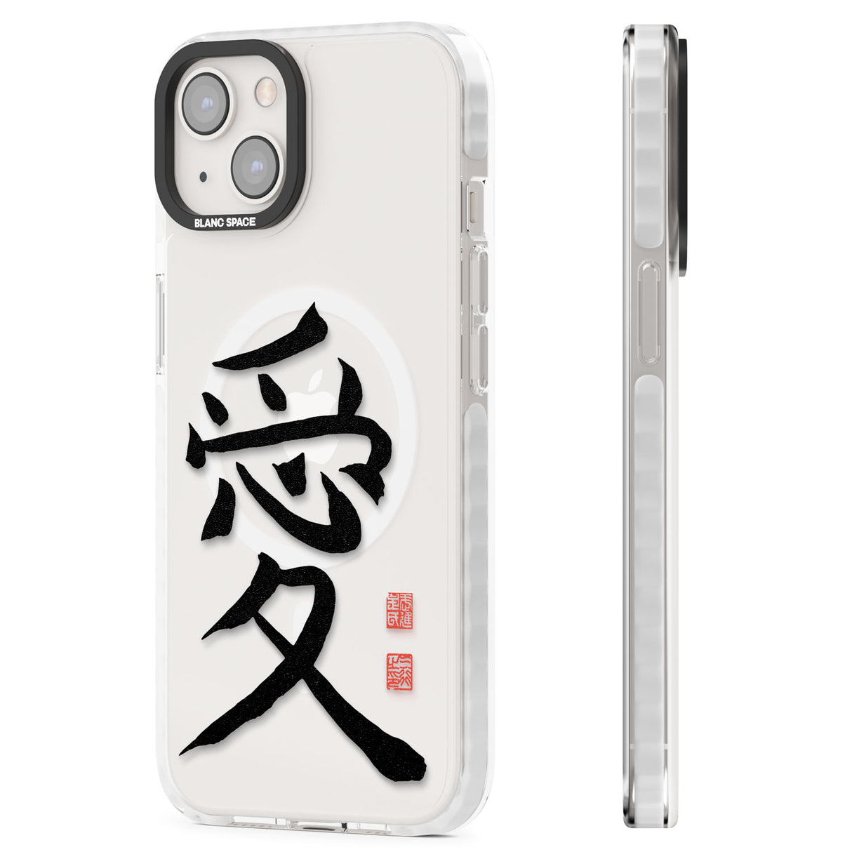 Japanese Kanji - Love Magsafe Impact Phone Case for iPhone 13, iPhone 14, iPhone 15