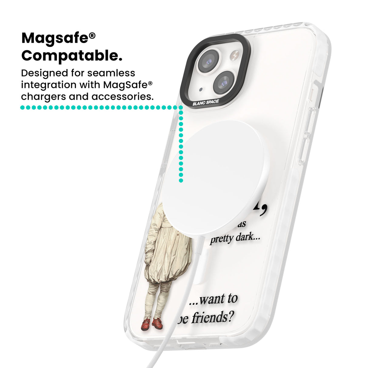 Want to be Friends? Magsafe Impact Phone Case for iPhone 13, iPhone 14, iPhone 15