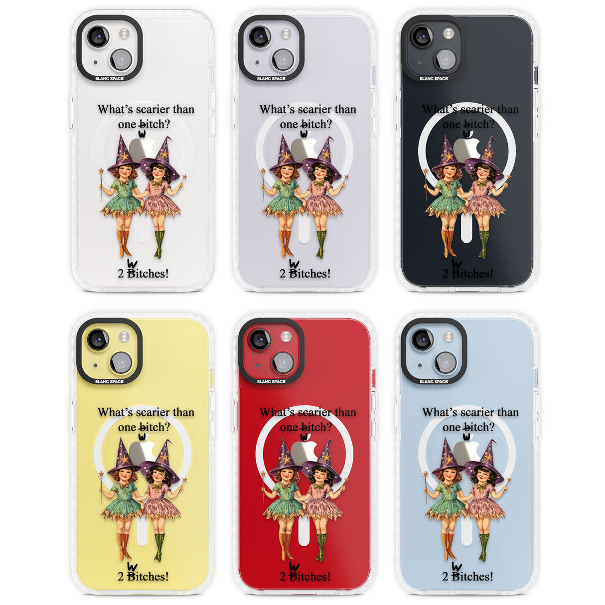 Two Witches Magsafe Impact Phone Case for iPhone 13, iPhone 14, iPhone 15