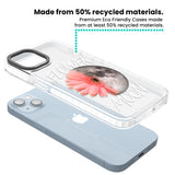 Flower Moon Clear Impact Phone Case for iPhone 13, iPhone 14, iPhone 15