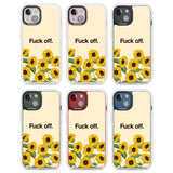 Fuck off Clear Impact Phone Case for iPhone 13, iPhone 14, iPhone 15