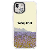 Wow, chill Clear Impact Phone Case for iPhone 13, iPhone 14, iPhone 15