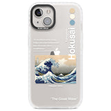 The Great Wave Clear Impact Phone Case for iPhone 13, iPhone 14, iPhone 15