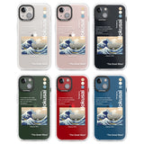 The Great Wave Clear Impact Phone Case for iPhone 13, iPhone 14, iPhone 15