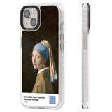 Girl with a Pearl Earring Clear Impact Phone Case for iPhone 13, iPhone 14, iPhone 15