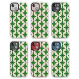 Emerald Stars Pattern Clear Impact Phone Case for iPhone 13, iPhone 14, iPhone 15