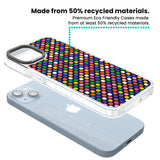 Multicolour Polka-dot Fiesta (Purple) Clear Impact Phone Case for iPhone 13, iPhone 14, iPhone 15