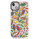 Colourful Holiday Ornaments Clear Impact Phone Case for iPhone 13, iPhone 14, iPhone 15