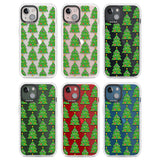 Christmas Tree Pattern (Clear) Clear Impact Phone Case for iPhone 13, iPhone 14, iPhone 15