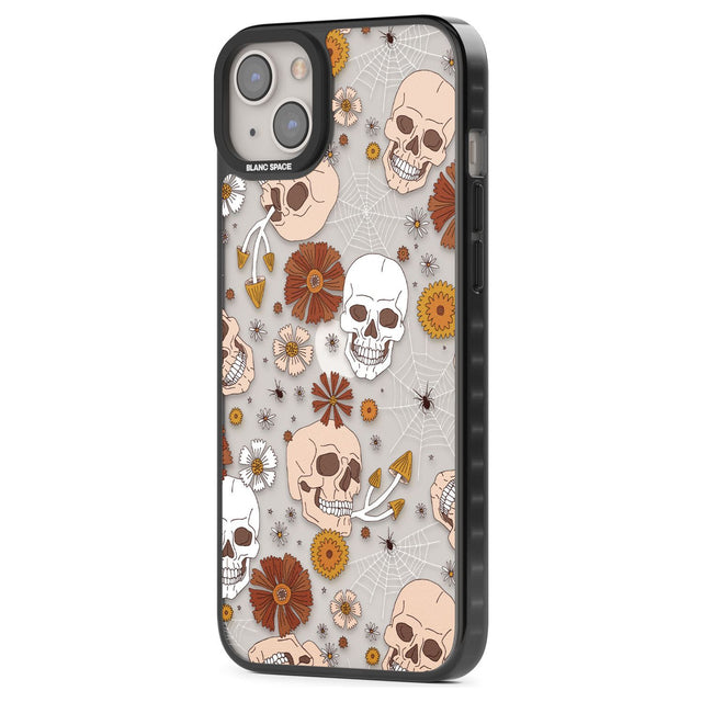 Halloween Skulls and FlowersPhone Case for iPhone 14 Plus