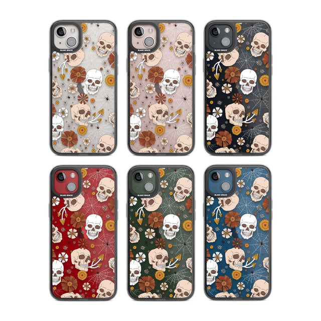 Halloween Skulls and FlowersPhone Case for iPhone 14 Plus