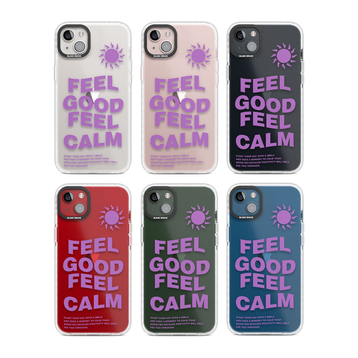 Feel Good Feel Calm (Green)Phone Case for iPhone 14 Plus