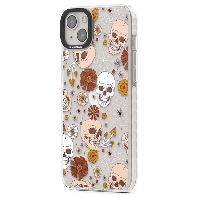 Halloween Skulls and FlowersPhone Case for iPhone 14 Plus