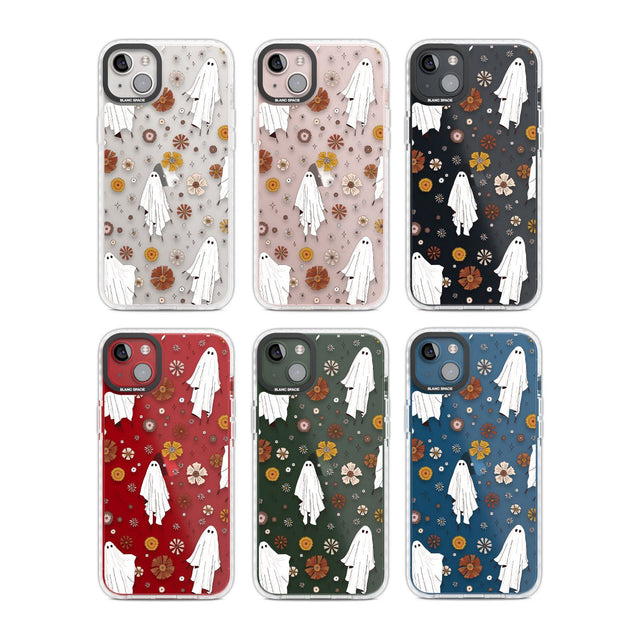 Halloween Skulls and FlowersPhone Case for iPhone 14 Plus