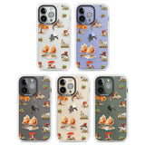 Fall Forest Friends Clear Impact Phone Case for iPhone 13 Pro, iPhone 14 Pro, iPhone 15 Pro