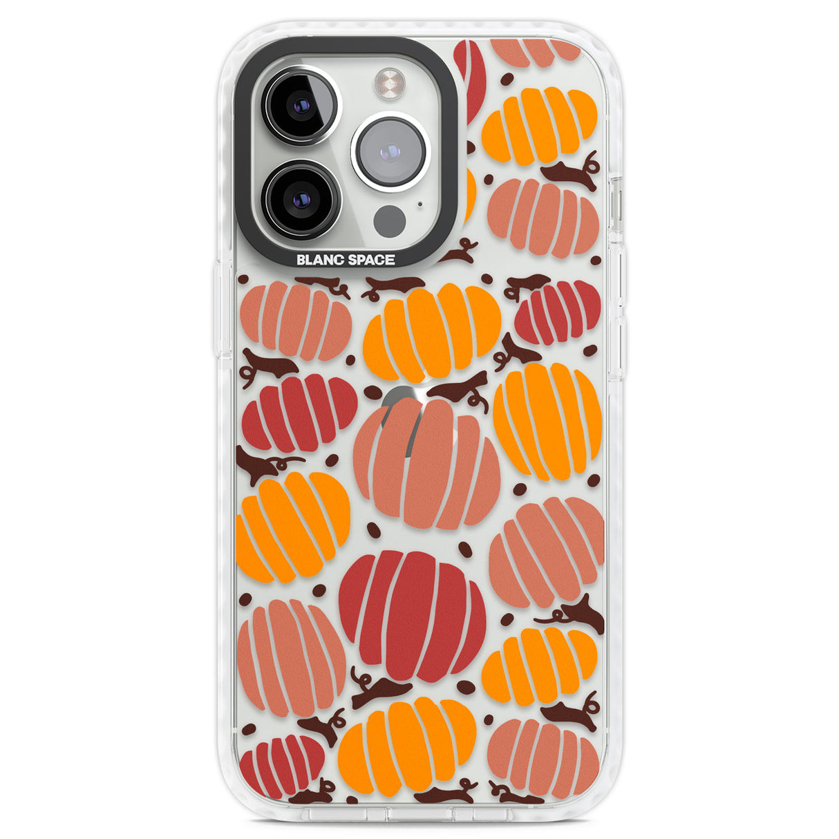 Autumn Pumpkin Patch Clear Impact Phone Case for iPhone 13 Pro, iPhone 14 Pro, iPhone 15 Pro