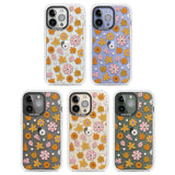 Autumn Leaves and Flowers Clear Impact Phone Case for iPhone 13 Pro, iPhone 14 Pro, iPhone 15 Pro