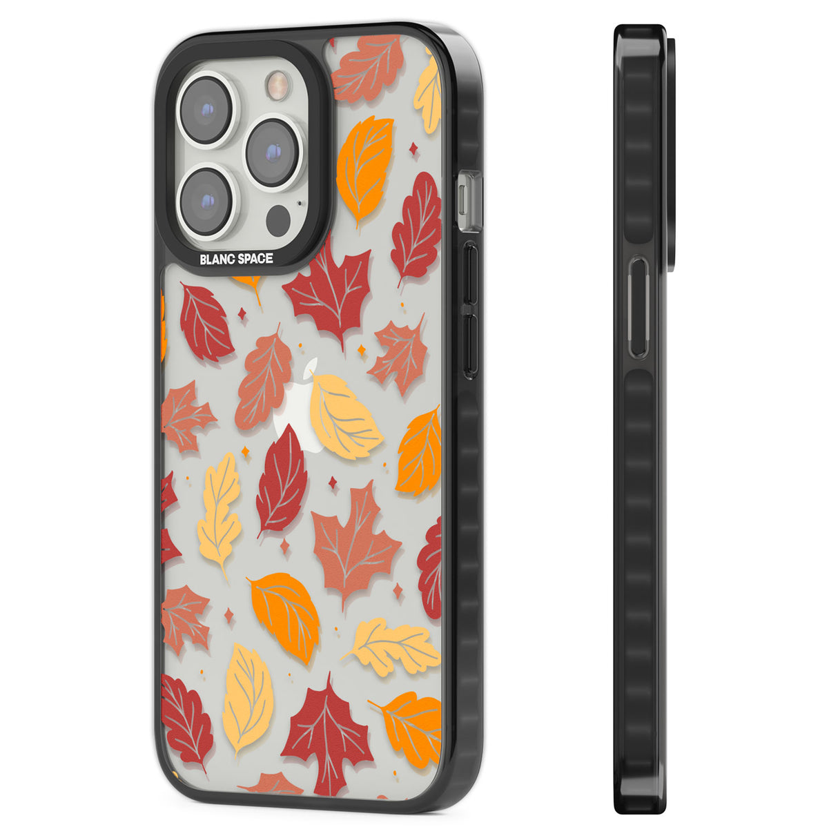 Autumn Leaves Black Impact Phone Case for iPhone 13 Pro, iPhone 14 Pro, iPhone 15 Pro