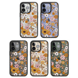 Butterfly & Bloom Autumn Floral Black Impact Phone Case for iPhone 13 Pro, iPhone 14 Pro, iPhone 15 Pro