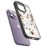 Halloween Skulls and FlowersPhone Case for iPhone 14 Pro