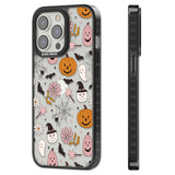 Spooky Mix Black Impact Phone Case for iPhone 13 Pro, iPhone 14 Pro, iPhone 15 Pro