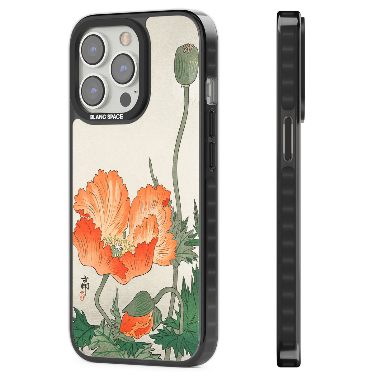 Birds and Plants by Ohara Koson Black Impact Phone Case for iPhone 13 Pro, iPhone 14 Pro, iPhone 15 Pro