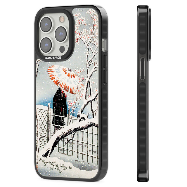 Plum Tree in Snow by Hiroaki Takahashi Black Impact Phone Case for iPhone 13 Pro, iPhone 14 Pro, iPhone 15 Pro