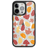 Autumn Leaves Magsafe Black Impact Phone Case for iPhone 13 Pro, iPhone 14 Pro, iPhone 15 Pro